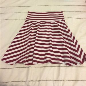 Striped forever 21 skirt